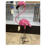 Metal Flamingo 38"H