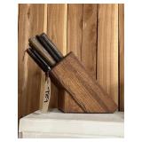 Knives in Wood Block