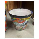 Talavera Flower Pot 10"Dia x 9"H