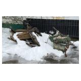 4 Pc Planter Box - Firepit Frame - Shovel -