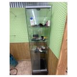 Glass Display Cabinet 19"L x 18"W x 72"H