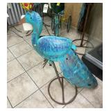 Decorative Metal Peacock 42"H