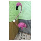 Decorative Metal Flamingo 62"H