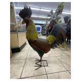 Decorative Metal Rooster 29"H