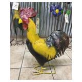 Decorative Metal Rooster 22"H