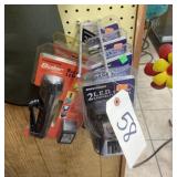 5 - LED Head Lamps & 2 LED Flashlights - NIP