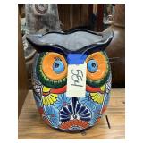 Talavera Owl Planter 13" x 14"H