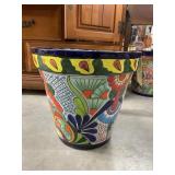 Talavera Flower Pot 13"Dia x 13"H