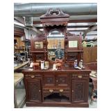 2 Pcs - Cabinet w/Hutch 64"L x 20"W x 96"H