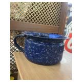 Blue Granite Pot
