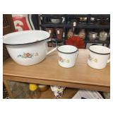 Granite Bowl w/2 Cups