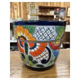Talavera Planter 10"Dia x 9"H