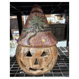 Clay Jack O Lanter Planter 18"H