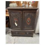 Wood Cabinet 38"L x 17"W x 48"H