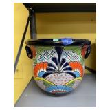 Talavera Planter 10"Dia x 9"H damaged