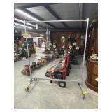 Rolling Clothes Rack 64"L x 80"H