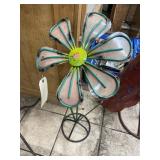 Decorative Metal Flower 31"H