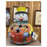 Talavera Snowman 17"H