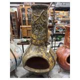 Clay Chiminea 54"H