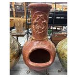 Clay Chiminea 41"H
