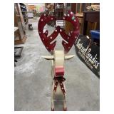 Metal Reindeer Yard Dï¿½cor 34"H
