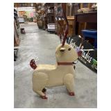 Metal Reindeer Yard Dï¿½cor 34"H