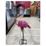 Metal Flamingo 31"H