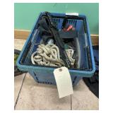 Basket w/Rope - Tools - Knives