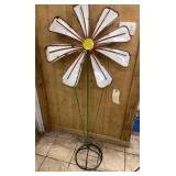 Decorative Metal Flower 58"H