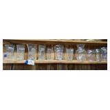 Assorted Clear Glass Vases