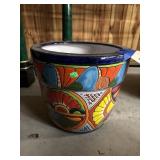 Talavera Flower Pot 10"Dia x 9"H