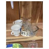 5 Pcs - Fireking Creamer/Sugar & More