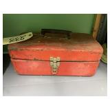 Metal Tool box w/Tools