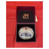 Team Roping Champion Gist Belt Buckle