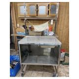 Stainless Steel Roll Around Shelf