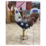Decorative Metal Rooster 49"H