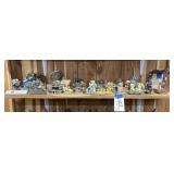 Shelf of Bear Figurines 20+