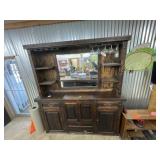 2 Pc Bar Cabinet 78"L x 14"W x 86"H