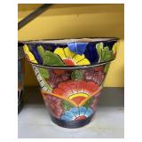 Talavera Planter10"Dia x 9"H
