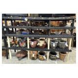 4 Shelf Plastic Shelving Unit 96"L x 66"W x 74"