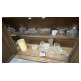 Clear Glass Plates - Cream/Sugar - Dishes