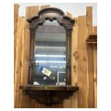 Framed Mirror w/Shelf 26" x 46"