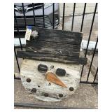 Wooden Snowman Decor