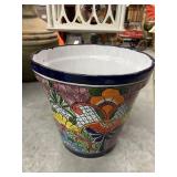 Talavera Flower  Pot 15"Dia x 15"H