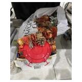 Box of Assorted Holiday Decorations