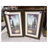 2 Pcs - Framed Wall Art 32"x20"H