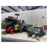 2 Pcs - Christmas Decorative Candle Holders