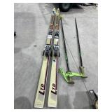 Pair of Rossignol Skis & Poles 280 Tyrolia
