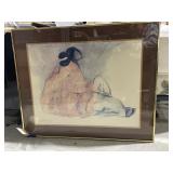 Framed Native American Wall Art by RC Gorman