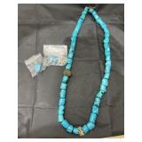 Turquoise Necklace & Earrings